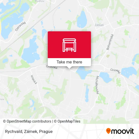 Карта Rychvald, Zámek