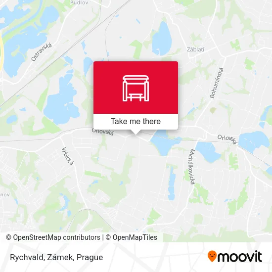 Карта Rychvald, Zámek