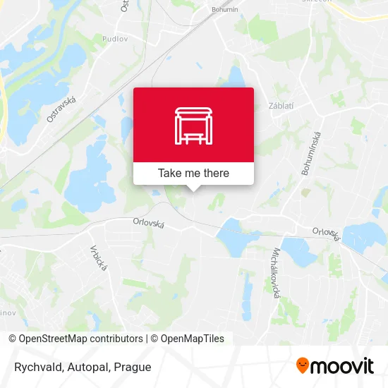 Карта Rychvald, Autopal