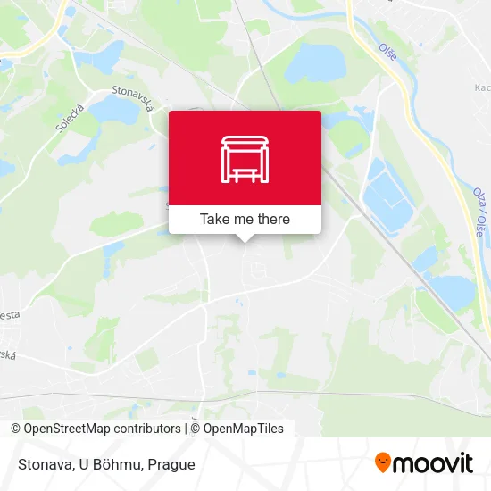 Карта Stonava, U Böhmu