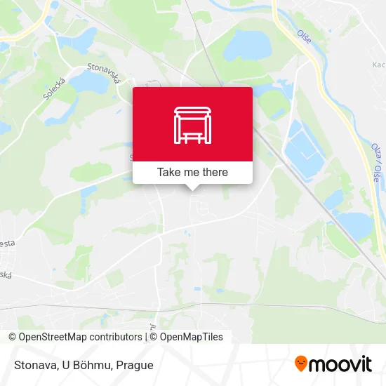 Карта Stonava, U Böhmu