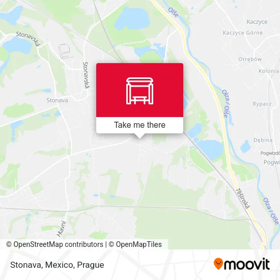 Карта Stonava, Mexico