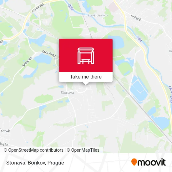 Stonava, Bonkov map
