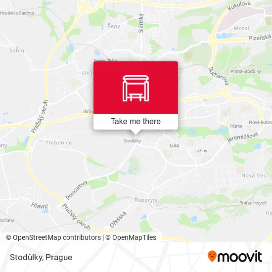 Карта Stodůlky