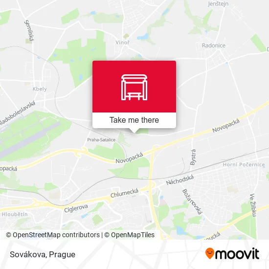 Карта Sovákova