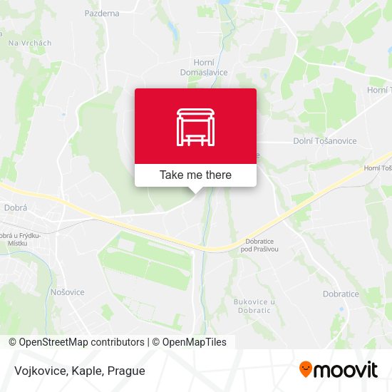Карта Vojkovice, Kaple