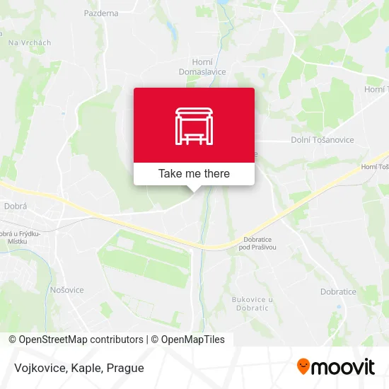 Карта Vojkovice, Kaple