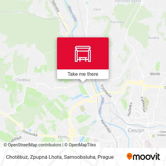 Карта Chotěbuz, Zpupná Lhota, Samoobsluha