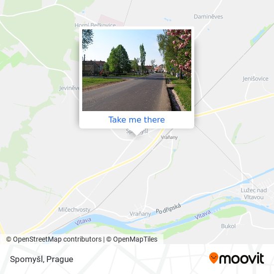 Карта Spomyšl