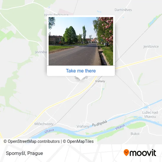 Карта Spomyšl