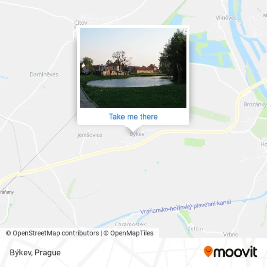 Карта Býkev