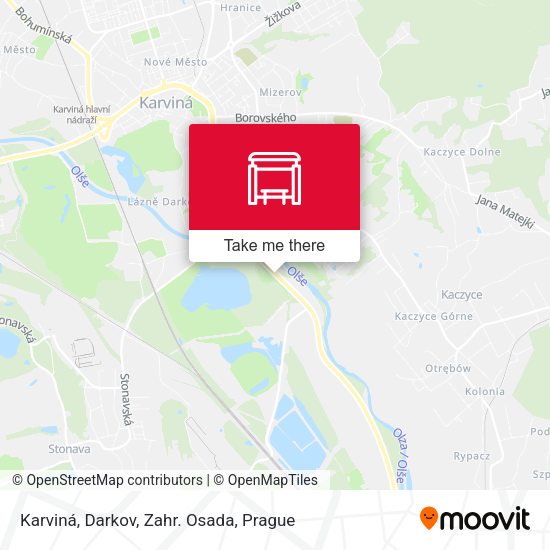 Карта Karviná, Darkov, Zahr. Osada