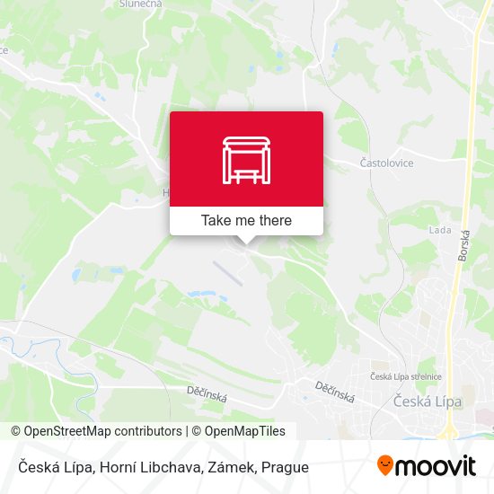 Česká Lípa, Horní Libchava, Zámek map