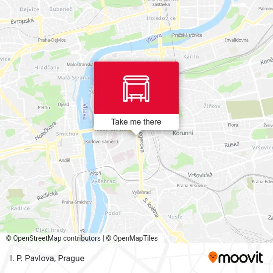 Карта I. P. Pavlova