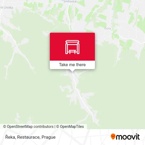 Řeka, Restaurace map