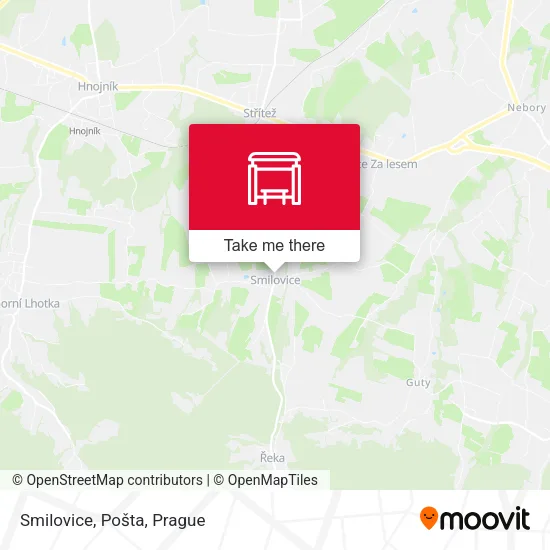 Карта Smilovice, Pošta