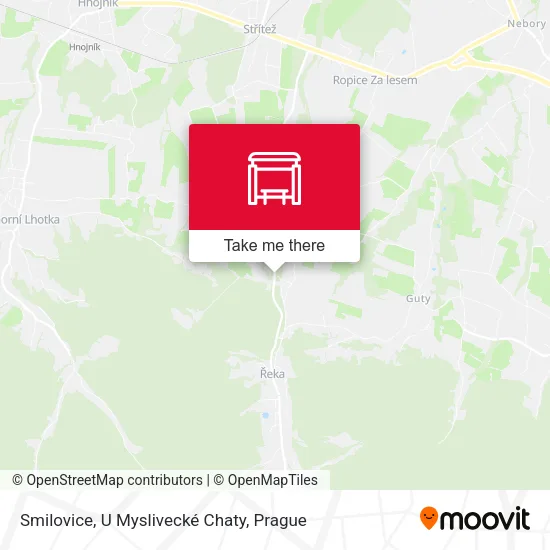 Карта Smilovice, U Myslivecké Chaty
