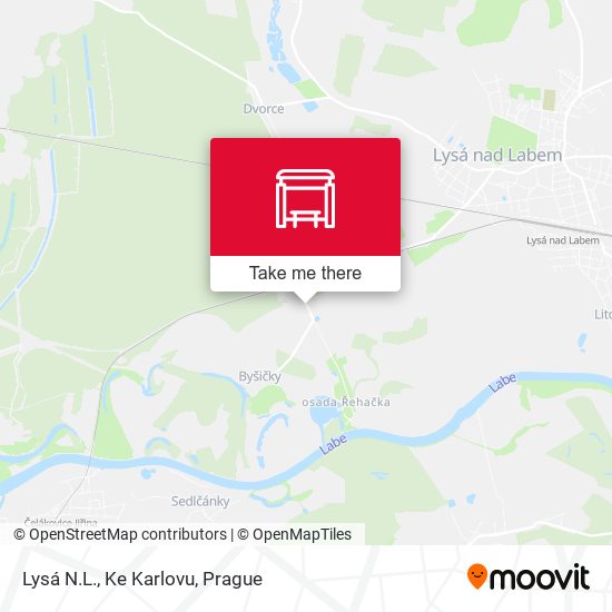 Lysá N.L., Ke Karlovu map