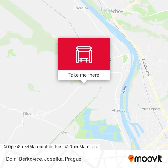 Карта Dolní Beřkovice, Josefka