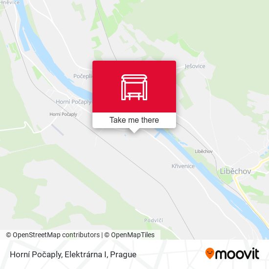 Horní Počaply, Elektrárna I map