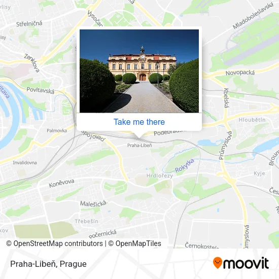 Карта Praha-Libeň