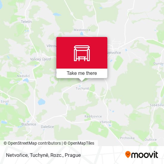 Netvořice, Tuchyně, Rozc. map