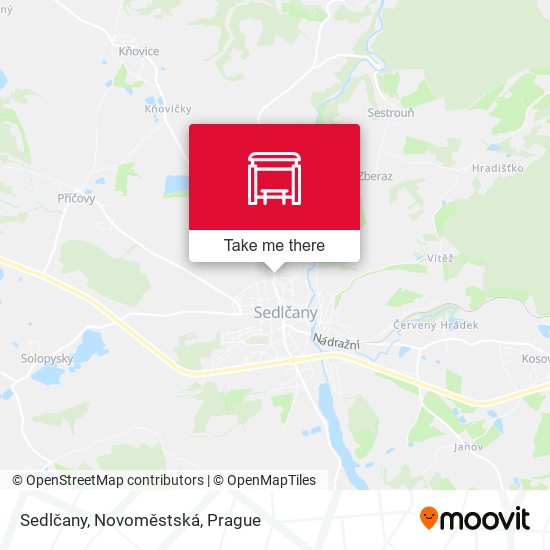 Sedlčany, Novoměstská map