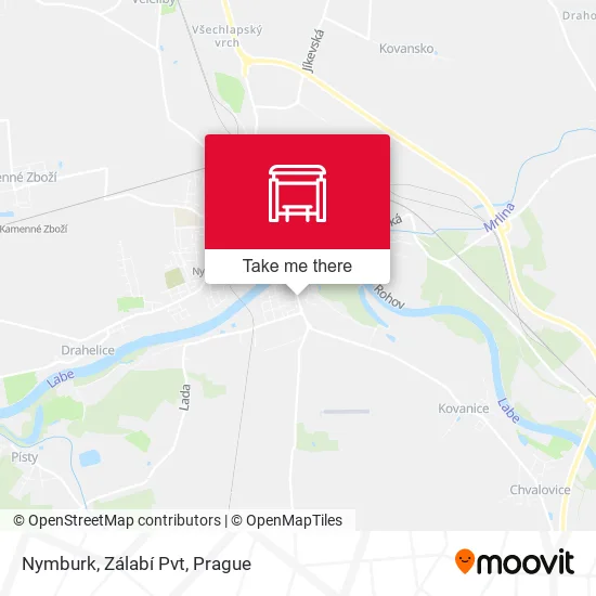 Карта Nymburk, Zálabí Pvt
