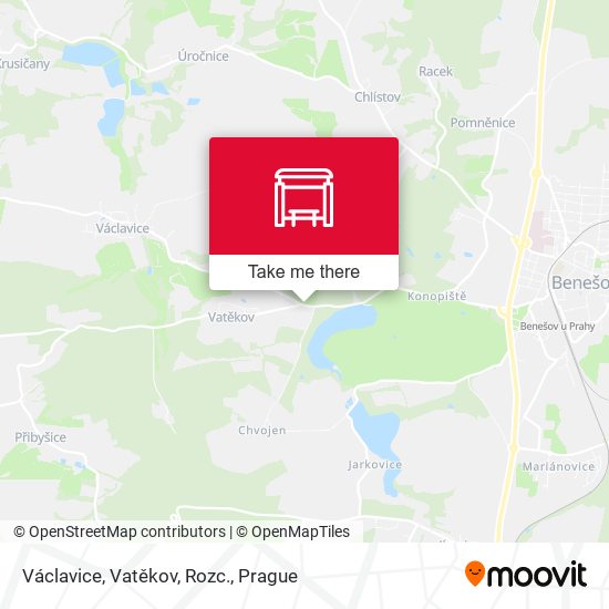 Václavice, Vatěkov, Rozc. map
