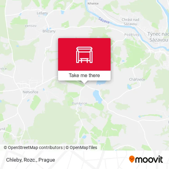 Карта Chleby, Rozc.