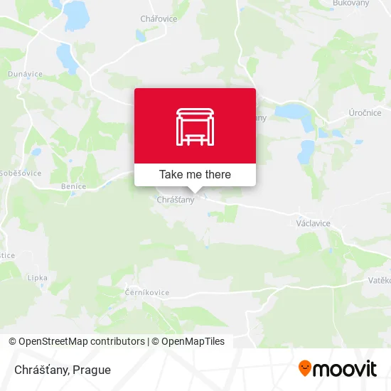 Карта Chrášťany