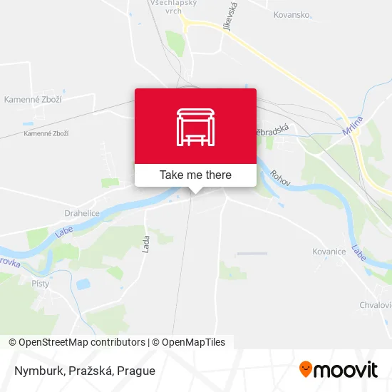 Карта Nymburk, Pražská