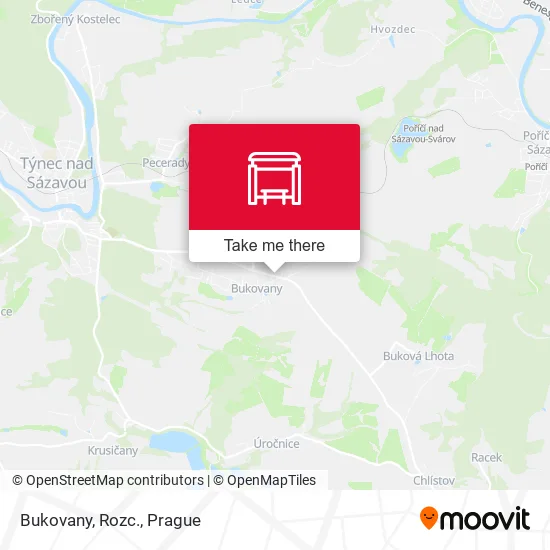 Карта Bukovany, Rozc.