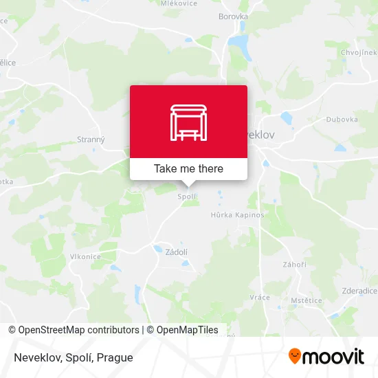 Neveklov, Spolí map