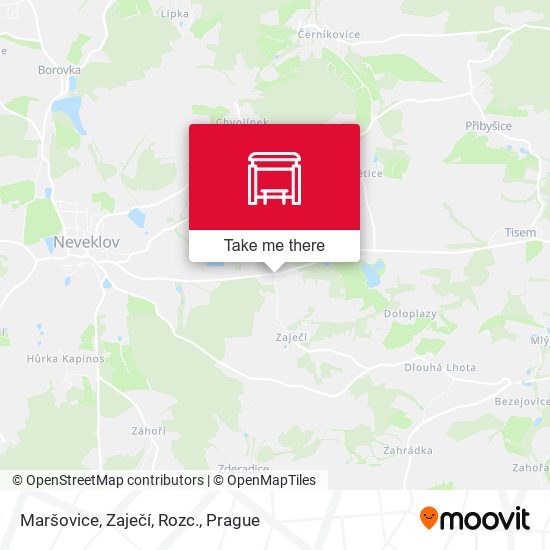 Maršovice, Zaječí, Rozc. map