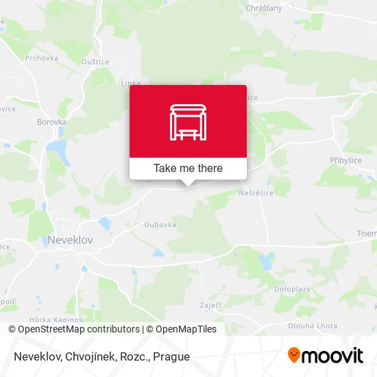 Neveklov, Chvojínek, Rozc. map