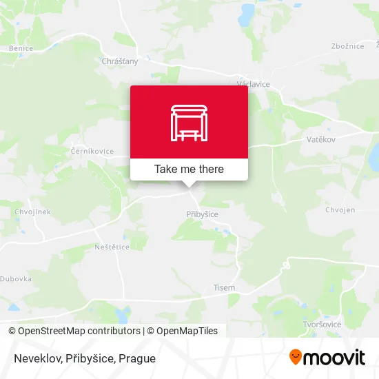 Карта Neveklov, Přibyšice