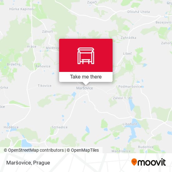 Карта Maršovice
