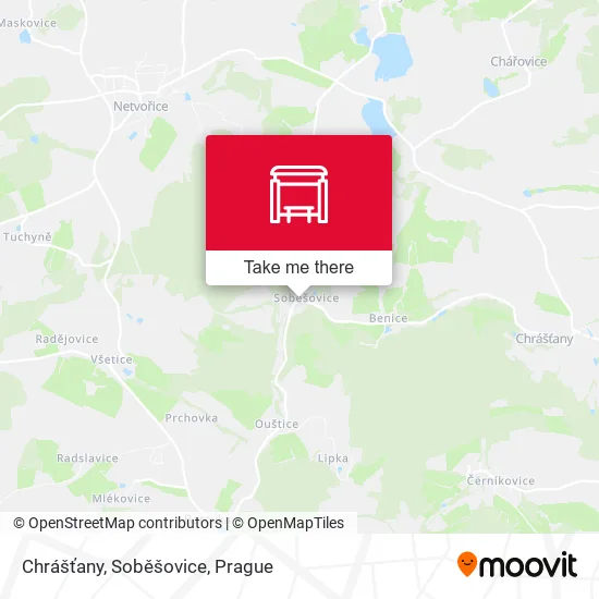 Карта Chrášťany, Soběšovice