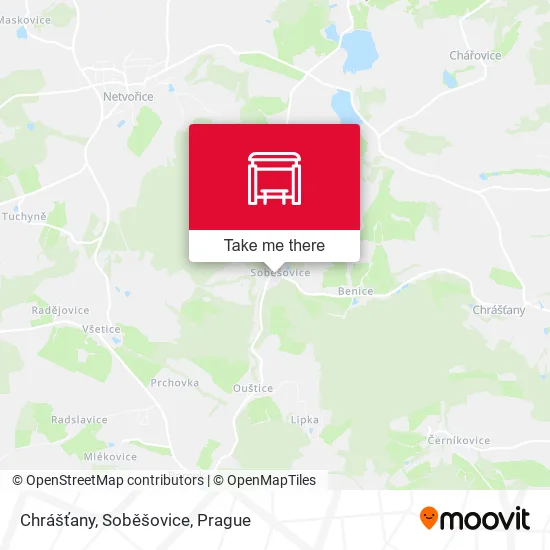 Карта Chrášťany, Soběšovice