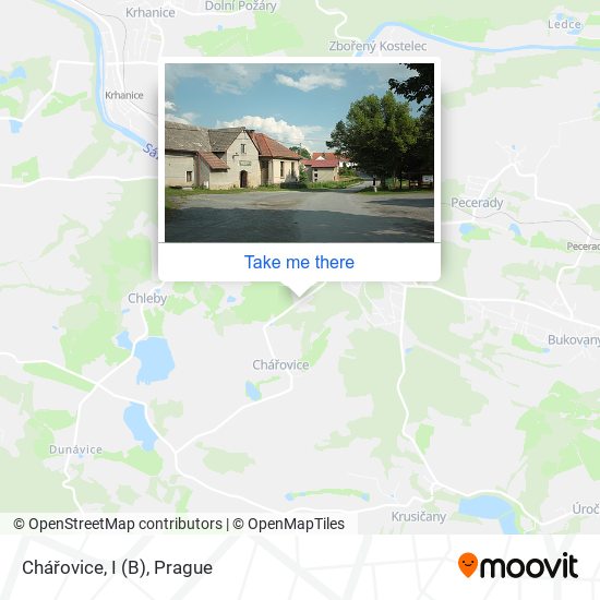 Chářovice, I map