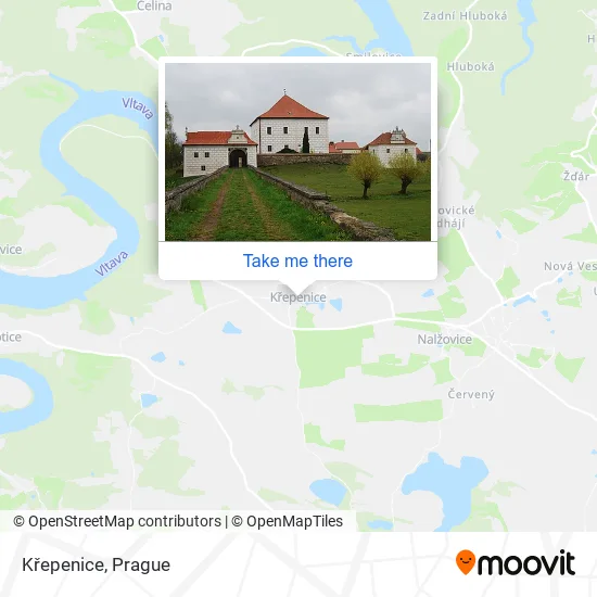 Карта Křepenice