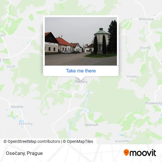 Карта Osečany