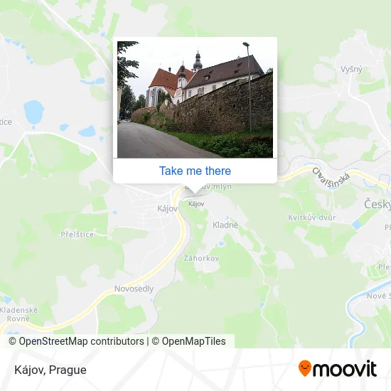 Карта Kájov