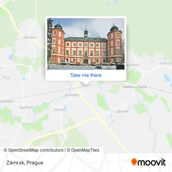 Карта Zámrsk