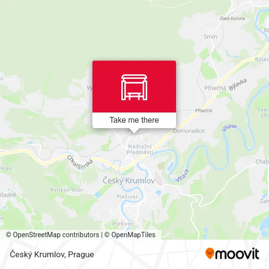 Карта Český Krumlov