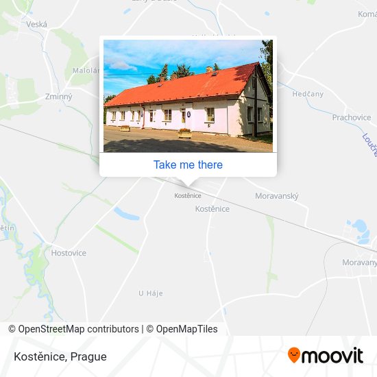 Kostěnice map