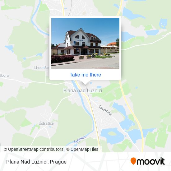 Planá Nad Lužnicí map