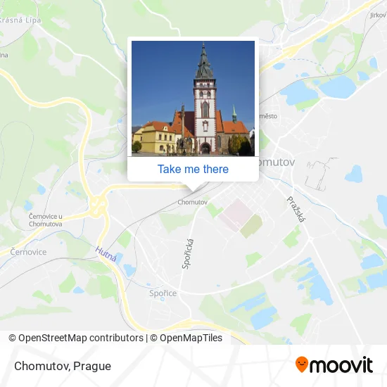 Карта Chomutov