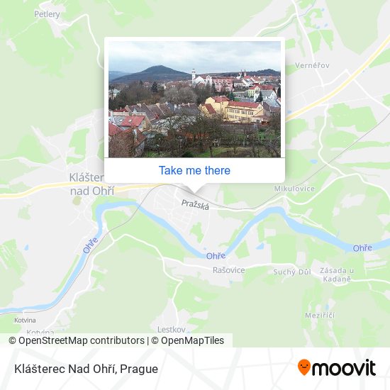 Klášterec Nad Ohří map